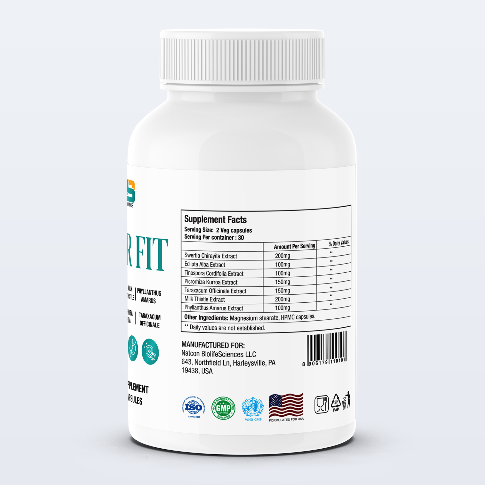 TPS Performance Liver Fit - Liver & Gut Support | Cleanse | Protect | Detox | Support Your Liver